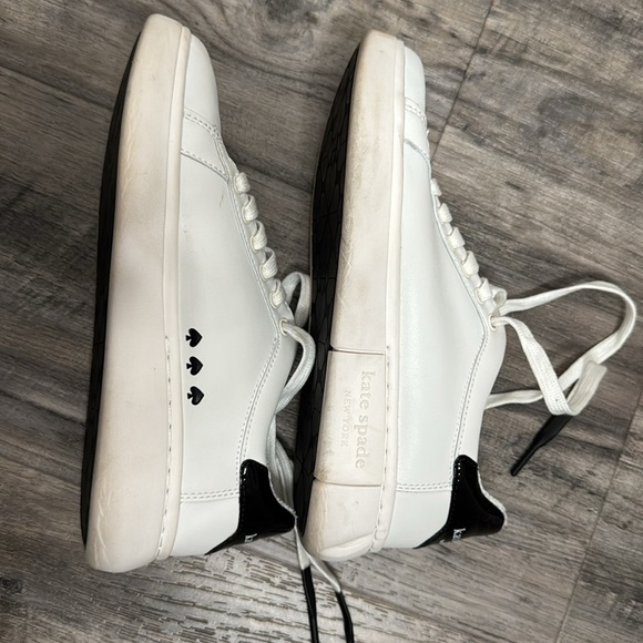 Kate Spade NY Black/White Lift Sneakers Size 7 Clean Girl Minimalist Designer - Picture 5 of 8